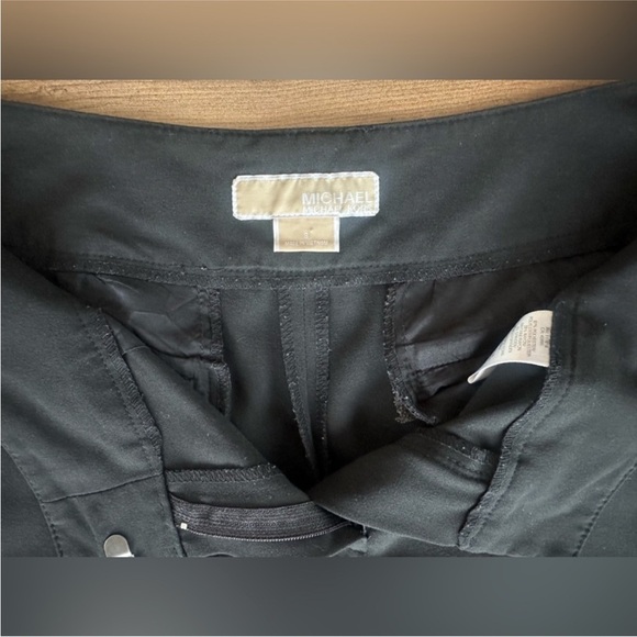 Michael Kors Black Dress Pants Women’s Size 8 – Classic Straight Leg Trousers - Picture 4 of 6